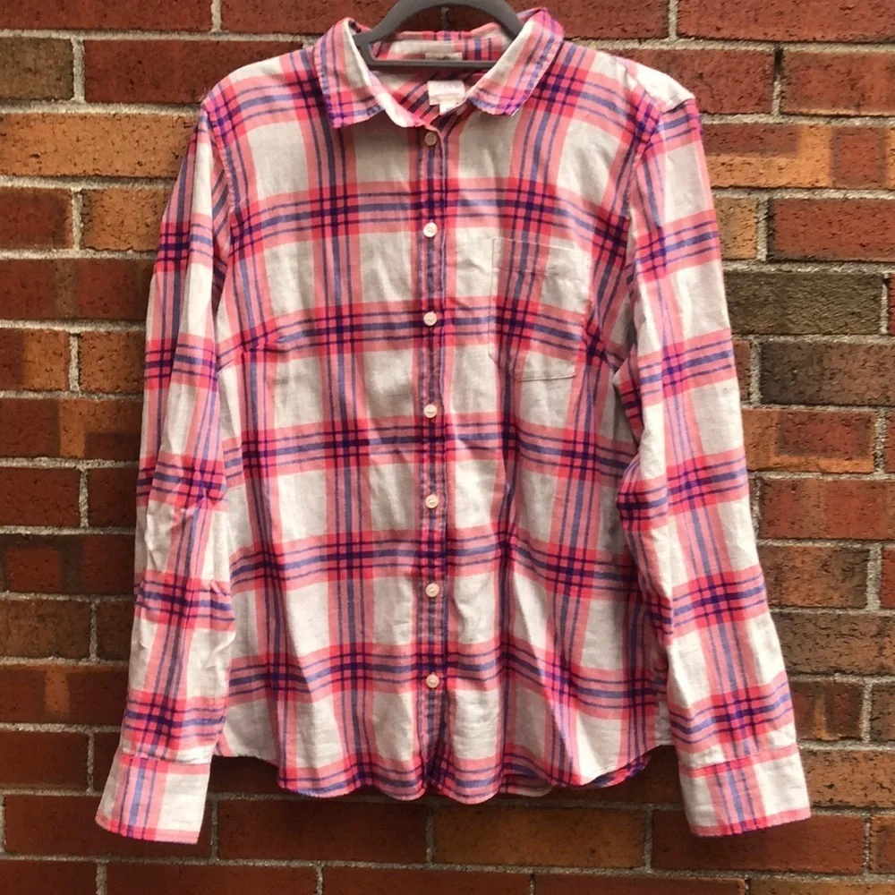 J crew boy fit button down